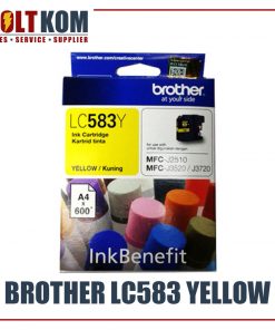 Cartridge Brother LC-583 Yellow MFC-J3520 Asli Original